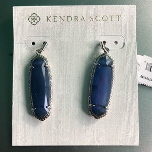 Kendra Scott Navy Cat’s Eye Layla Earrings